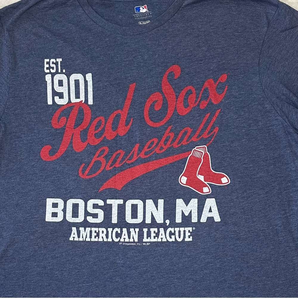 Boston Red Sox Blue Short Sleeve Graphic 2013 T-Shirt Men’s Size XL - Picture 5 of 9